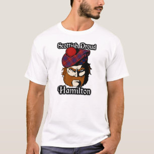 Stolzer schottischer Clan Hamilton Tartan T-Shirt