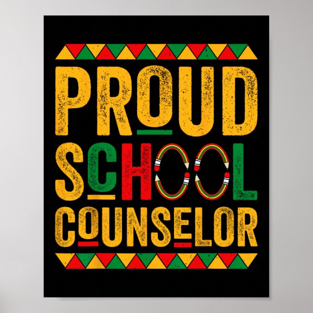Stolzer Schulberater - Black History Month _1  Poster (Vorne)