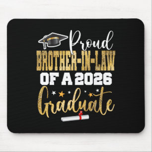 Stolzer Schwager eines Cl 2026 Absolventen 25 Grad Mousepad