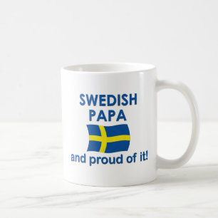 Stolzer schwedischer Papa Kaffeetasse