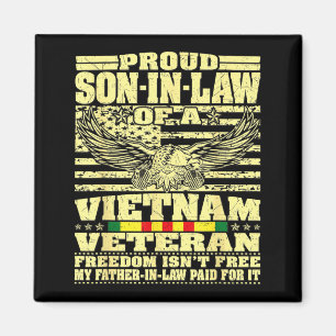 Stolzer Schwiegersohn eines Vietnam-Veteranen - Fr Magnet