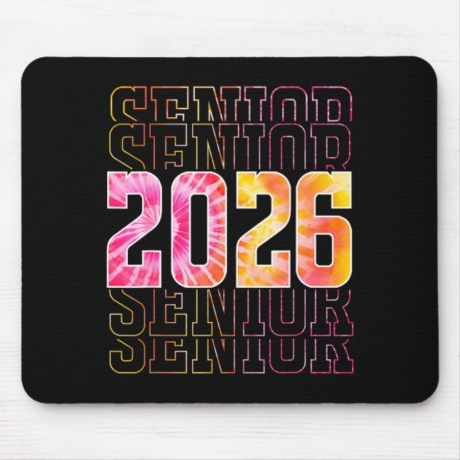 stolzer Senior 2026 Abitur Männer Frauen Mousepad (Vorne)
