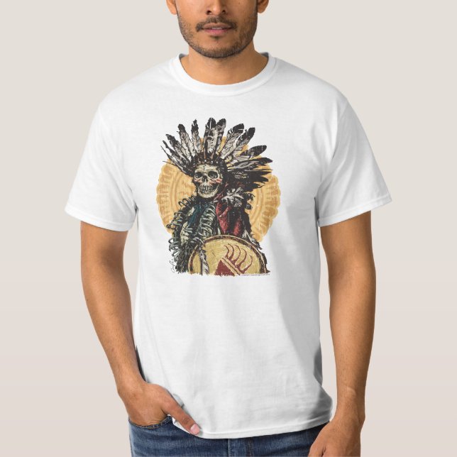 Stolzer Sioux-Leiter-T - Shirt (Vorderseite)