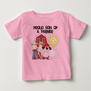 Stolzer Sohn ein Bauers-der T-Shirts und der