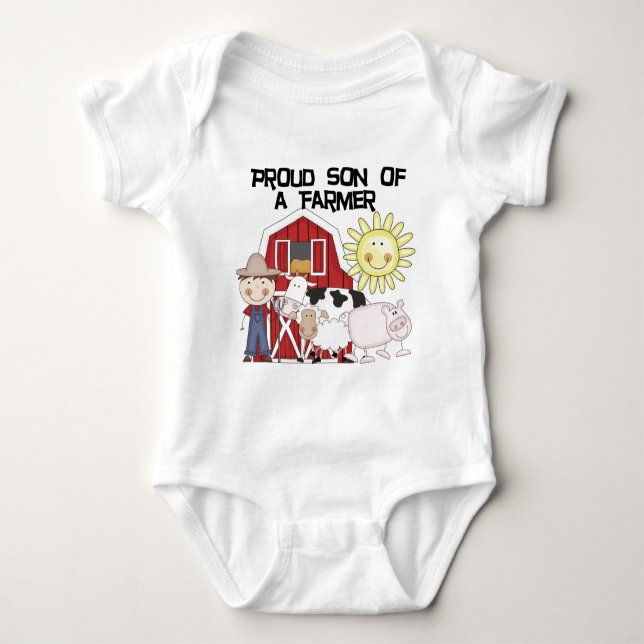 Stolzer Sohn ein Bauers-der T-Shirts und der (Vorderseite)
