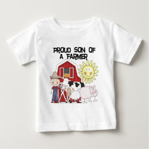 Stolzer Sohn ein Bauers-der T-Shirts und der