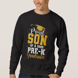 Stolzer Sohn einer Klasse 2025 vor Abschluss Sweatshirt