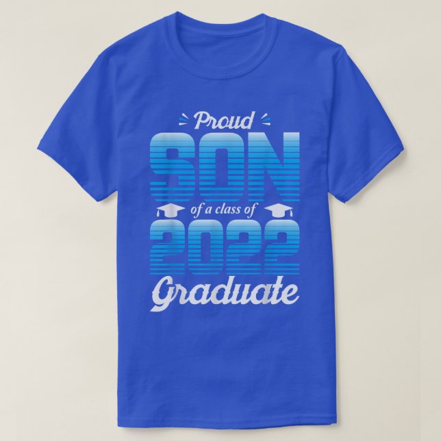 Stolzer Sohn einer Klasse von 2022 Graduate School T-Shirt (Design vorne)