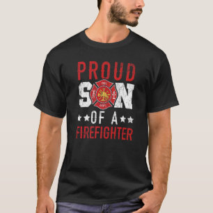 Stolzer Sohn eines Feuerwehrmanns, der den Feuerwe T-Shirt