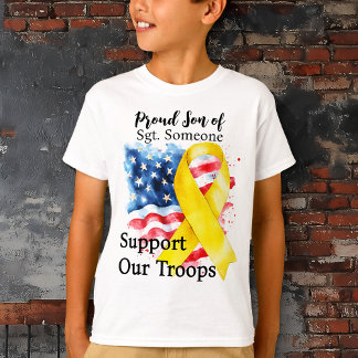 Stolzer Sohn eines Helden-Kinder T-Shirt