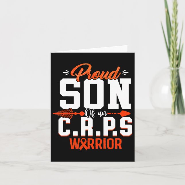 Stolzer Sohn eines Kriegers des Crps Monat Orange  Karte (Vorderseite)