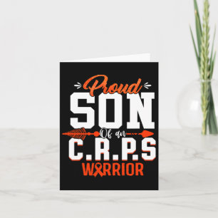 Stolzer Sohn eines Kriegers des Crps Monat Orange  Karte