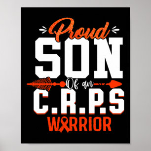 Stolzer Sohn eines Kriegers des Crps Monat Orange  Poster