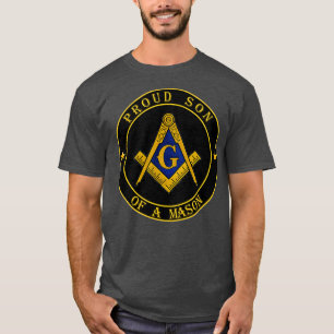 Stolzer Sohn eines Mason Freemason Symbol Lewis PH T-Shirt