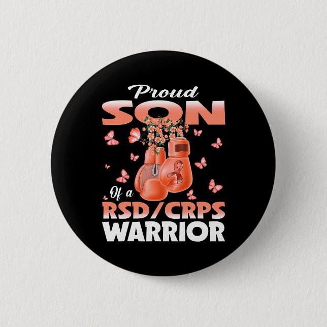 Stolzer Sohn eines Rsd Crps Krieger-Bewusstsein Bo Button (Vorderseite)