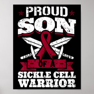 Stolzer Sohn eines Sichelzellenkriegers Poster