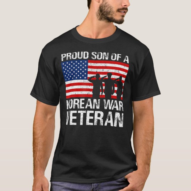  Stolzer Sohn eines Veteranen-Shirts aus dem Korea T-Shirt (Vorderseite)