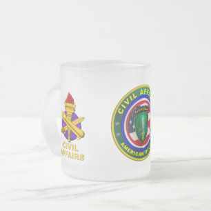 Stolzer Soldat der Civil Affairs Mattglastasse