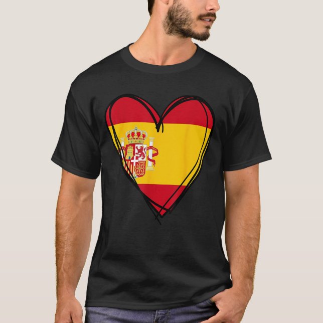 Stolzer spanischer Junge Mädchen Tante Vater Mutte T-Shirt (Vorderseite)