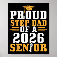 Stolzer Stiefvater 2026 Senior Abschluss Diplom So