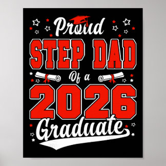 Stolzer Stiefvater eines Absolventen der Klasse 20 Poster
