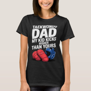 Stolzer Taekwondo-Vater Kampfsport-Unterstützer T-Shirt