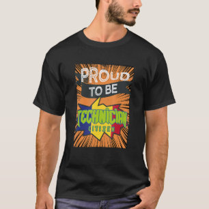 Stolzer Techniker Bürger Beruf Karriere Arbeiter T-Shirt