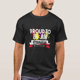 Stolzer Tierarzt Bürger Beruf Karriere Arbeiter T-Shirt