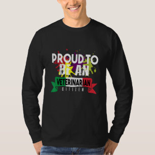 Stolzer Tierarzt Bürger Beruf Karriere Arbeiter T-Shirt