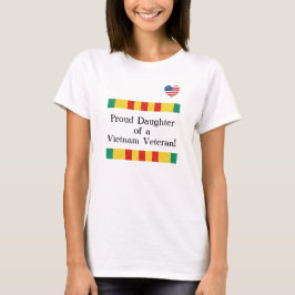 Stolzer Tochter-Vietnam-Veteranen-T - Shirt