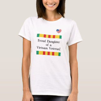 Stolzer Tochter-Vietnam-Veteranen-T - Shirt
