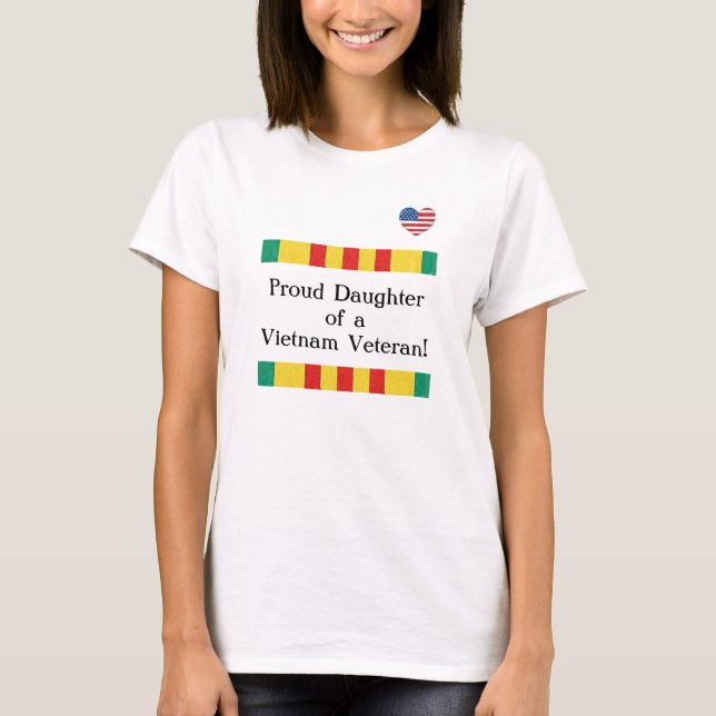Stolzer Tochter-Vietnam-Veteranen-T - Shirt (Vorderseite)