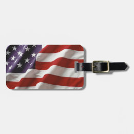 Stolzer und patriotischer USA-Gepäckanhänger Gepäckanhänger