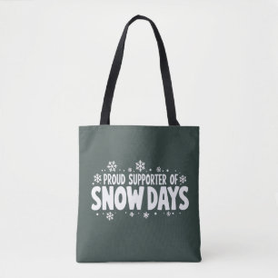 Stolzer Unterstützer von Schneetagen Winter-Schnee