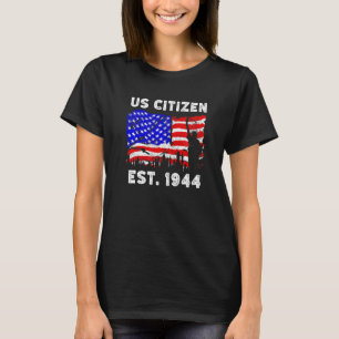 Stolzer US-Bürger seit 1944 für neuen amerikanisch T-Shirt