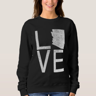 Stolzer USA-Fan-Staat Liebeskarte Arizona Sweatshirt