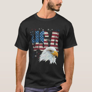 Stolzer USA Patriotischer Amerikanischer Flagge We T-Shirt