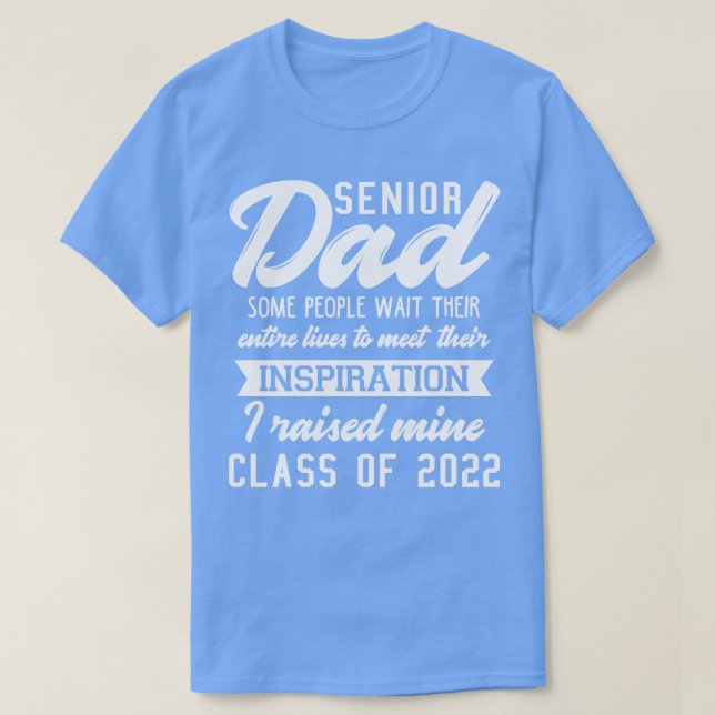 Stolzer Vater 2022 Senior 2 T-Shirt (Design vorne)