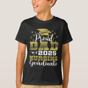 Stolzer Vater Abschlussklasse 2025 Krankenpflegeri T-Shirt