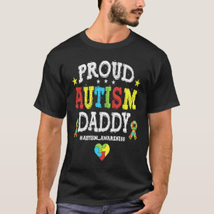 Stolzer Vater Autismus-Bewusstsein Autistisches Be T-Shirt