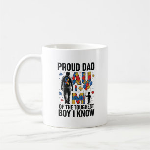 Stolzer Vater Autismus härtester Junge Vintage-Vek Kaffeetasse