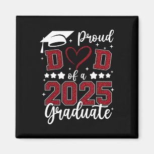 Stolzer Vater der Senior Graduate Matching Family  Magnet