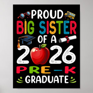 Stolzer Vater des 2026er Vorschulabsolventen Mutte Poster