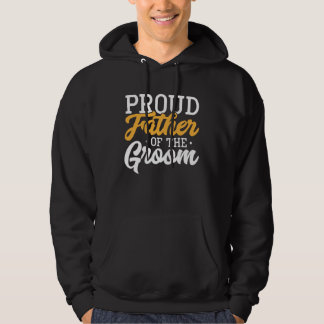 Stolzer Vater des Bräutigams Hochzeitsfeier Engage Hoodie