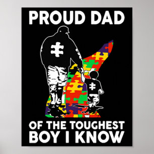 Stolzer Vater des härtesten Jungen, den ich kenne Poster