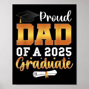 Stolzer Vater einer 2025-Grad-Senior-Cl von 2025 Poster