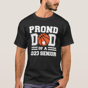 Stolzer Vater einer Basketball Senior 2023-Klasse  T-Shirt