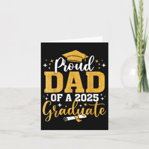 Stolzer Vater einer Cl von 2025 Graduate Senior 20 Karte