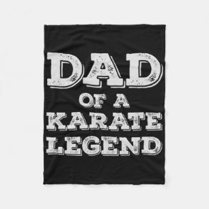 Stolzer Vater einer Karate Legend Sohn Tochter Kar Fleecedecke