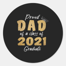 Stolzer Vater einer Klasse von 2021 Hochschulabsol